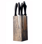 Static Magnetic Knife Block – Graphite Oak