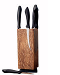 Rotating Magnetic Knife Block – Chocolate Oak