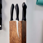 Rotating Magnetic Knife Block – Chocolate Oak