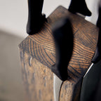 Rotating Magnetic Knife Block – Graphite Oak
