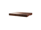 Classic End Grain Smoked Oak Cutting Board – 450×300×40 mm