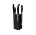 Static Magnetic Knife Block – Black Oak