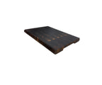 End Grain Smoked Oak Cutting Board with Rounded Sides – 400×300×30 mm