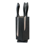 Rotating Magnetic Knife Block – Black Oak