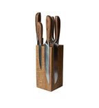 Statischer magnetischer Messerblock – Natureiche