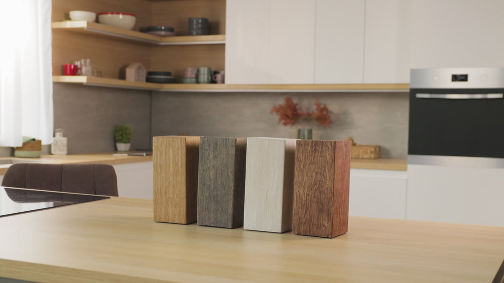 Static Magnetic Knife Block – Graphite Oak